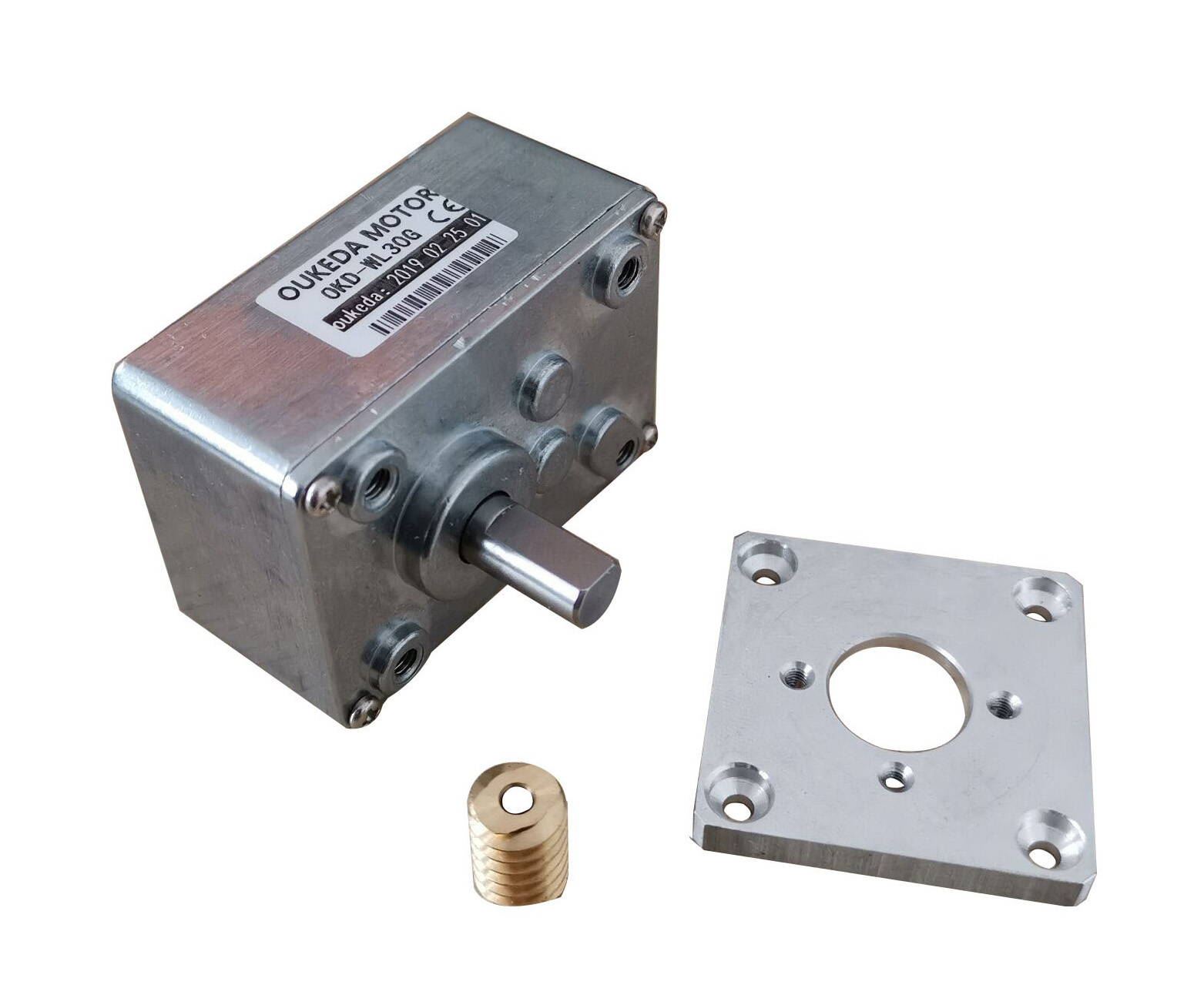 NEMA 17 Worm Gearbox Speed Reducer Ratios 17:1, 30:1, 50:1, 75:1, 85:1,100:1, 290:1, 500:1